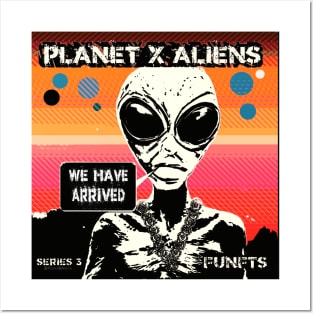 Funny Retro Alien Sci Fi Invasion Posters and Art